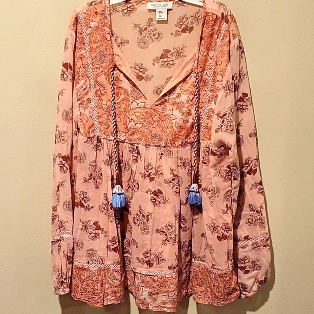 💗Rachel Zoe Peasant Top - Tunic Large